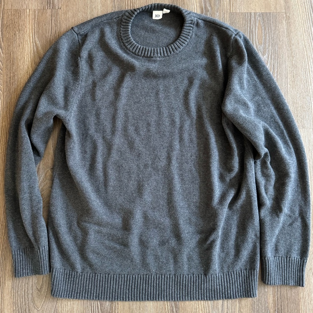 Tentree Highline Sweater - size L, Dark Grey Heather